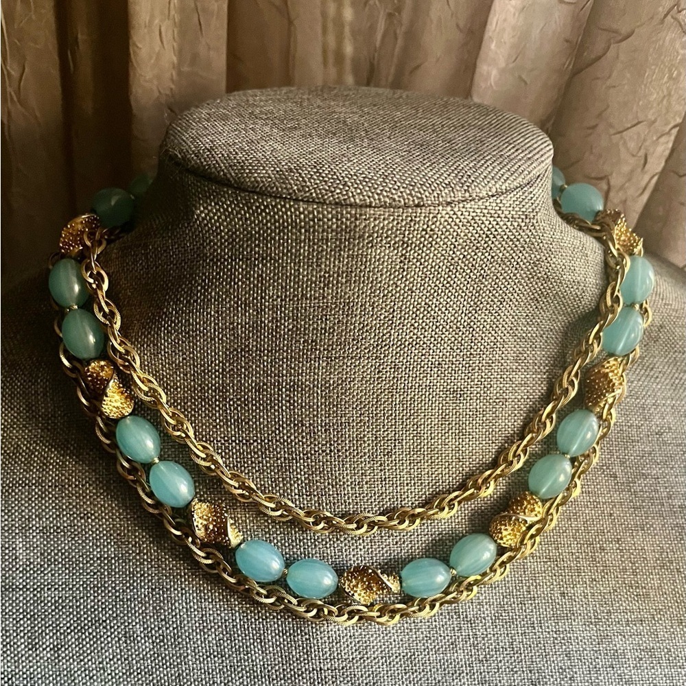 Vintage Trifari Alfred Philippe Etruscan Necklace